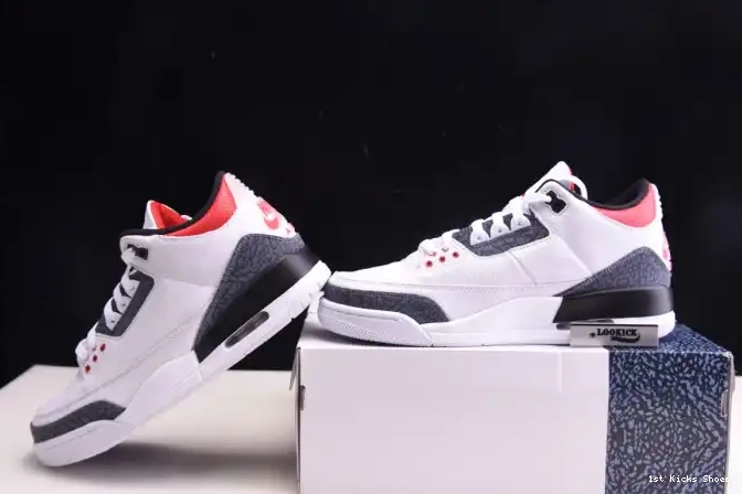 1st Kicks Shoes 3 RETRO CZ6431-100 AIR JORDAN FIRE 